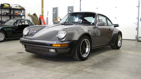 1985 Porsche 911 Carrera Turbo-Look (M491), Meteor Grey/Can Can Red, 76,611 Miles – SOLD