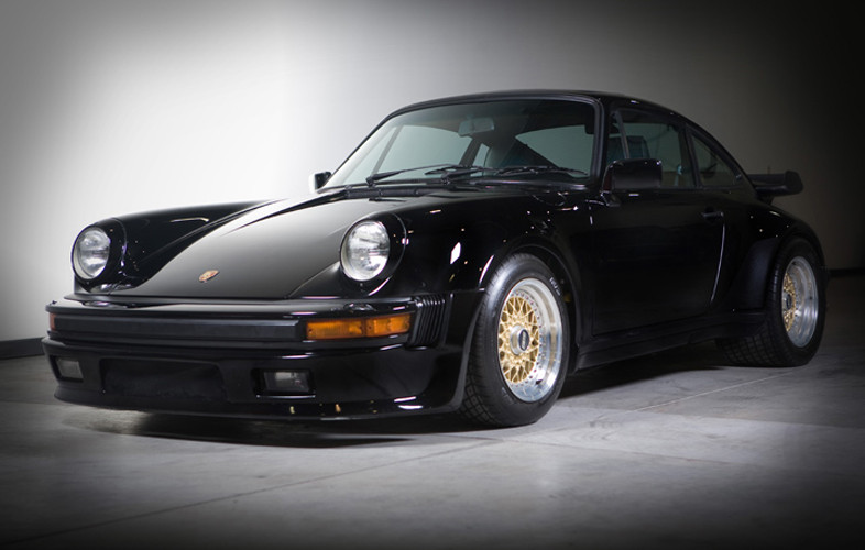1986 Porsche 930/911 Turbo, Black/Black, 27,310 miles – SOLD